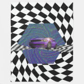 Zirkel des lila Autogewinners Fleecedecke (Vorderseite)