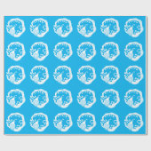 Zirkel des Regendrachen Geschenkpapier (Flach)