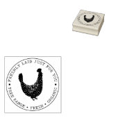 Zirkel des Vintagen Hühnereis Gummistempel (Stempel)