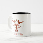 Zirkel des Willis Brain Anatomy Neuro Zweifarbige Tasse (Vorderseite Links)