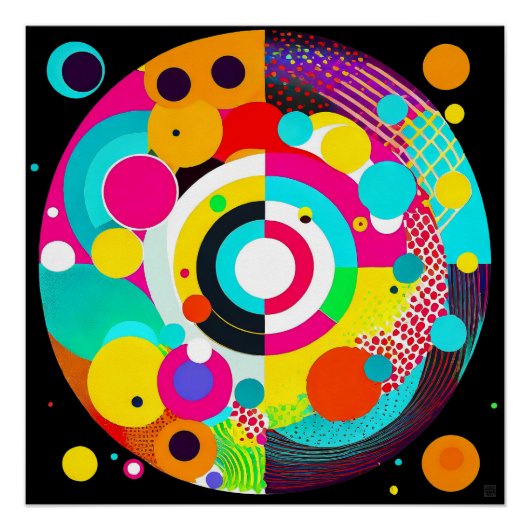 Zirkel Komposition Glossar Art Poster (Vorderseite)