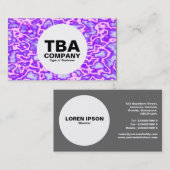 Zirkel - Lila Plasma Visitenkarte (Vorne/Hinten)