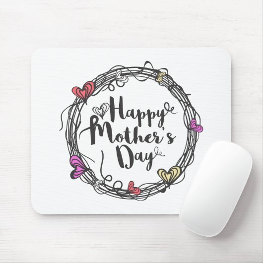 Zirkel mit Herzenslust zum Muttertag | Mousepad (Mit Mouse)