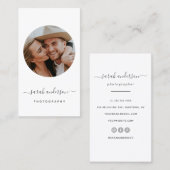 Zirkel moderner Schriftzeichen Visitenkarte (Vorne/Hinten)