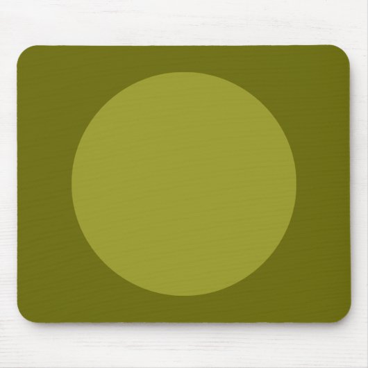 Zirkel - Olivenöl und Deep Olive Mousepad (Vorne)