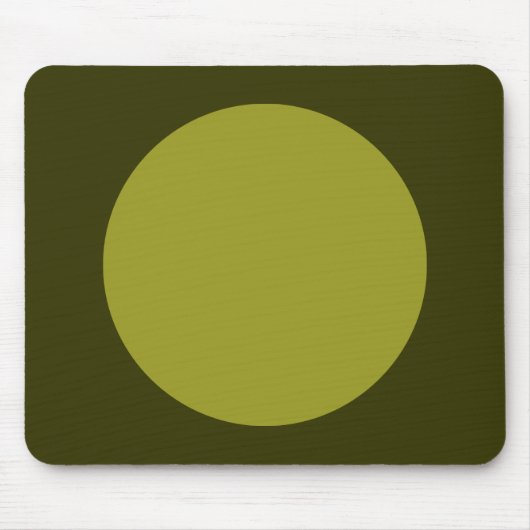 Zirkel - Olivenöl und dunkles Olivenöl Mousepad (Vorne)