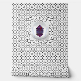 Zirkel Quadrate Lila Prism Tapete