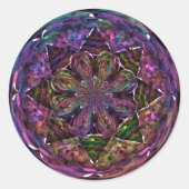 Zirkel Runder Aufkleber (Vorderseite)