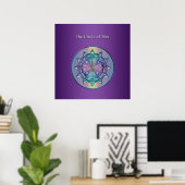 Zirkel von Fifths Music Mandala Poster (Heimbüro)