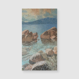 Zirkel von Stones Lake Tahoe Impressionismus Magnetkarte