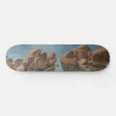 Zirkel von Stones Lake Tahoe Impressionismus Skateboard (Horizontal)