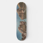 Zirkel von Stones Lake Tahoe Impressionismus Skateboard (Vorderseite)