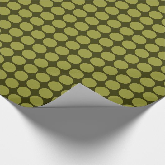 Zirkelflächen - Olivenhaine Geschenkpapier (Ecke)
