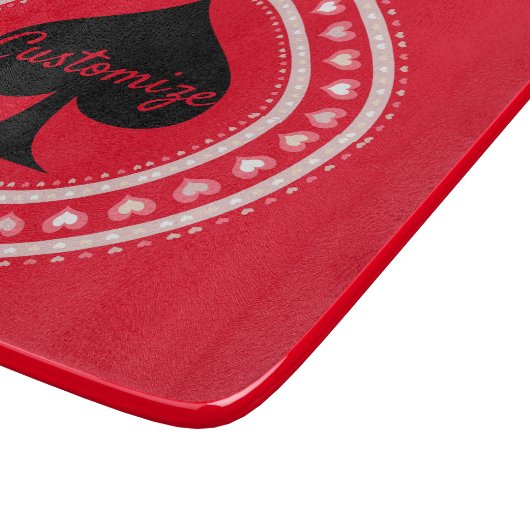 Zirkelkronen Schwarze Spades Thunder_Cove Schneidebrett (Ecke)