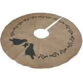 Zirkelkronenrock Polyester Weihnachtsbaumdecke (Schrägansicht)