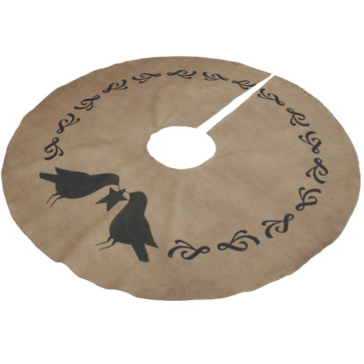 Zirkelkronenrock Polyester Weihnachtsbaumdecke (Schrägansicht)