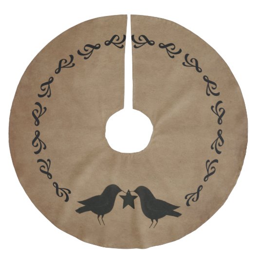 Zirkelkronenrock Polyester Weihnachtsbaumdecke (Vorderseite)