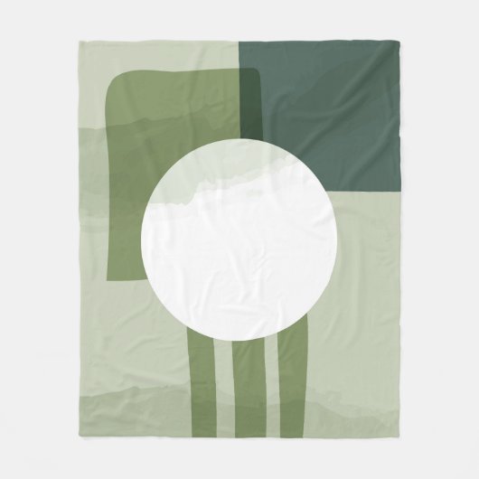 Zirkelmalerei Fleecedecke (Vorderseite)