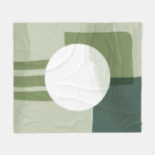 Zirkelmalerei Fleecedecke (Vorderseite (Horizontal))