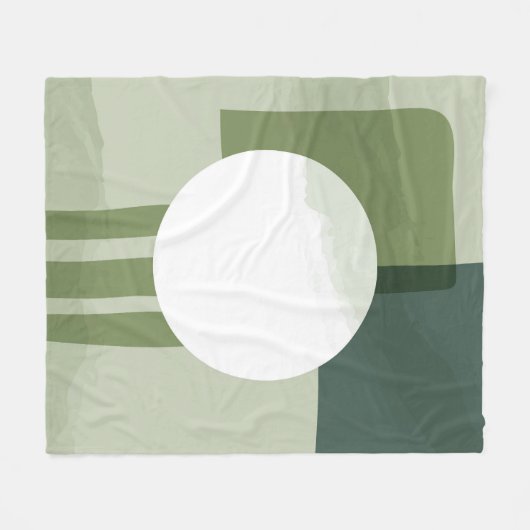 Zirkelmalerei Fleecedecke (Vorderseite (Horizontal))