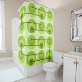 Zirkeln des mittleren Jahrhunderts Duschvorhang (Beispiel)