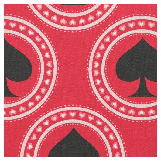 Zirkeln Schwarz Spade Thunder_Cove Stoff (Nahaufnahme)