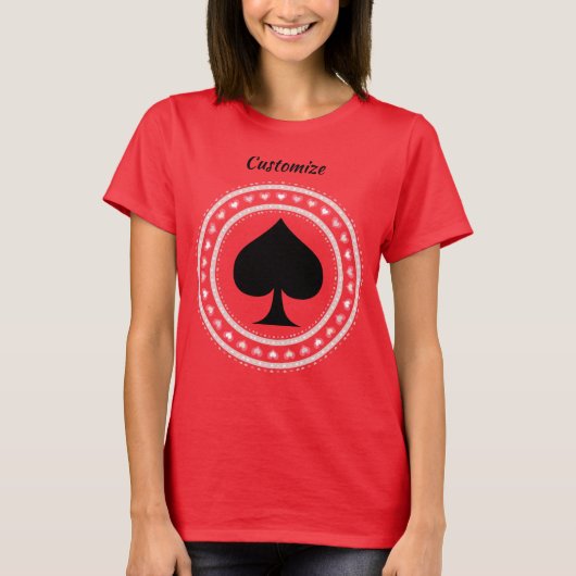 Zirkeln Schwarz Spade Thunder_Cove T-Shirt (Vorderseite)