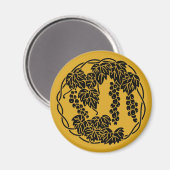 Zirkeltrauben Magnet (Vorderseite/Rückseite)