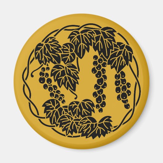 Zirkeltrauben Magnet (Vorne)