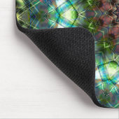 Zirkkaleidoskop im Acrylstil Mousepad (Ecke)