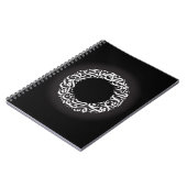 Zirkkkalligraphie Notizblock (Linke Seite)