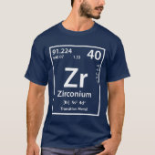 Zirkoniumelement (weiß) T-Shirt (Vorderseite)