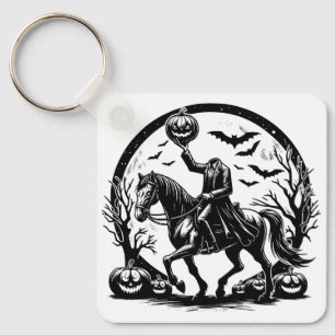 Zirkulardesign des kopflosen Horsemans Schlüsselanhänger