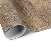 Zirkuläre Ballen der Hay Geschenkpapier (Rolleneckpunkt)