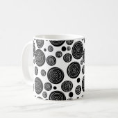 🌀 zirkuläre Bewegung: Die wirbelnde Polka-Tasse Kaffeetasse (Vorderseite Links)
