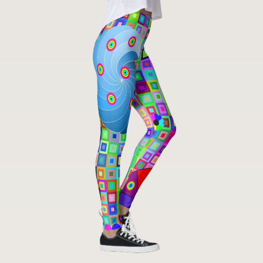 Zirkuläre Leggings (Rechts)