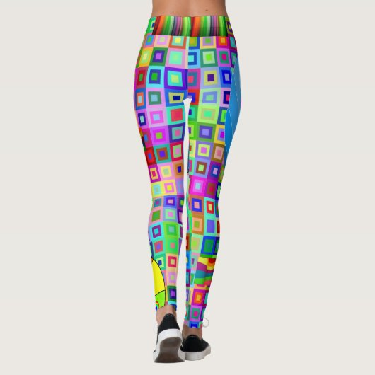 Zirkuläre Leggings (Rückseite)