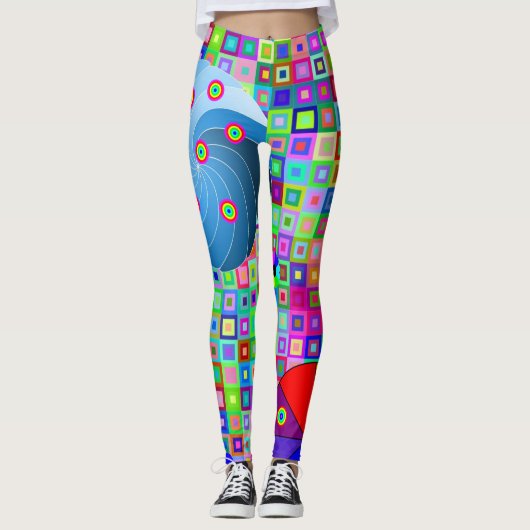 Zirkuläre Leggings (Vorderseite)