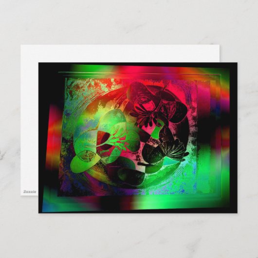 Zirkuläre Logik Postkarte (Vorne/Hinten)