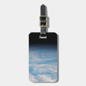 Zirkuläre Wolkenbildung über den Südpazifik. Gepäckanhänger (Vorderseite vertikal)