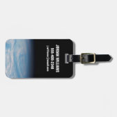 Zirkuläre Wolkenbildung über den Südpazifik. Gepäckanhänger (Vorderseite horizontal)