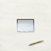 Zirkuläre Wolkenbildung über den Südpazifik. Post-it Klebezettel (Auf Schreibtisch)