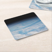 Zirkuläre Wolkenbildung über den Südpazifik. Rechteckiger Pappuntersetzer (angewinkelt)