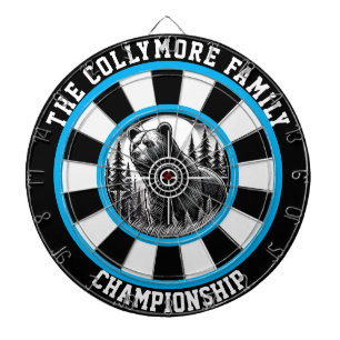 Zirkulärer Grizzle mit einem Overlay von Ziel Dartscheibe