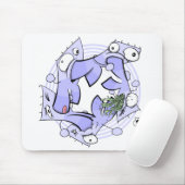 Zirkulärer Kannibalismus Mousepad (Mit Mouse)