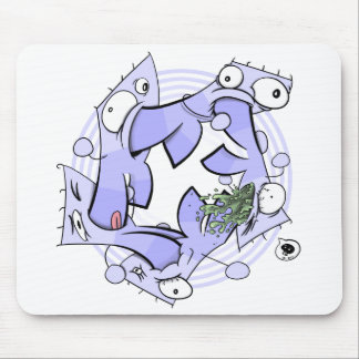 Zirkulärer Kannibalismus Mousepad
