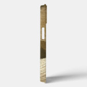 Zirkulärer Sandsturm in Tan und Dunkelbraun Case-Mate iPhone Hülle (Rückseite / Rechts)