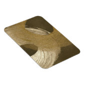 Zirkulärer Sandsturm in Tan und Dunkelbraun Magnet (Rechte Seite)