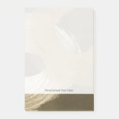 Zirkulärer Sandsturm in Tan und Dunkelbraun Post-it Klebezettel (Vorderseite)