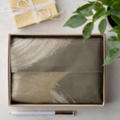 Zirkulärer Sandsturm in Tan und Dunkelbraun Seidenpapier (Geschenk)